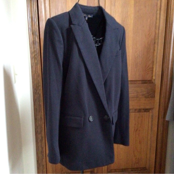 Brooks Brothers Jackets & Blazers - Brooks brothers Navy Jersey Jacket, Size 8, New